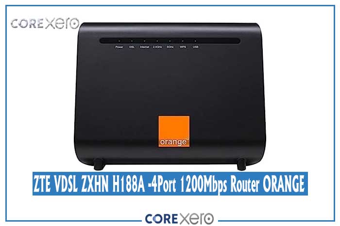ZTE VDSL ZXHN H188A 4-Port 1200Mbps Router ORANGE